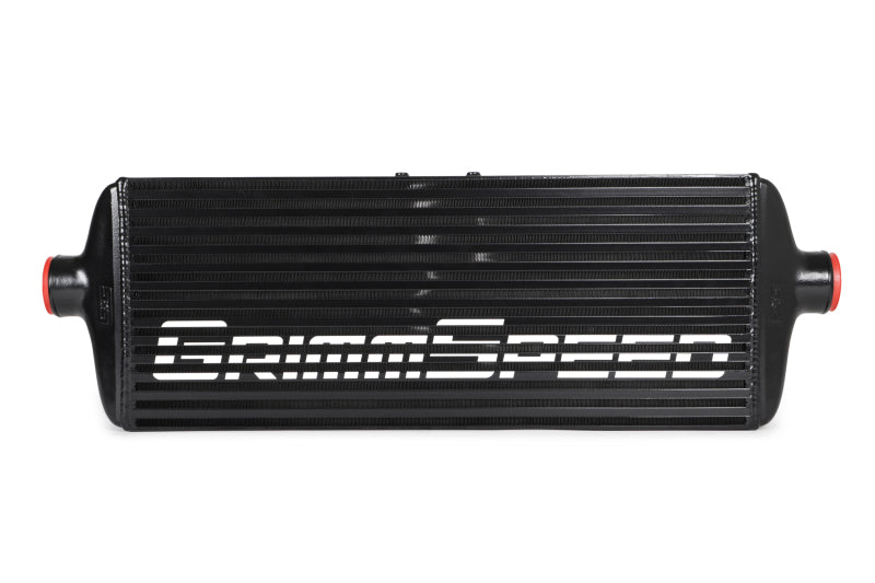 GrimmSpeed 2008-2014 Subaru STI Front Mount Intercooler Kit Black Core / Black Pipe