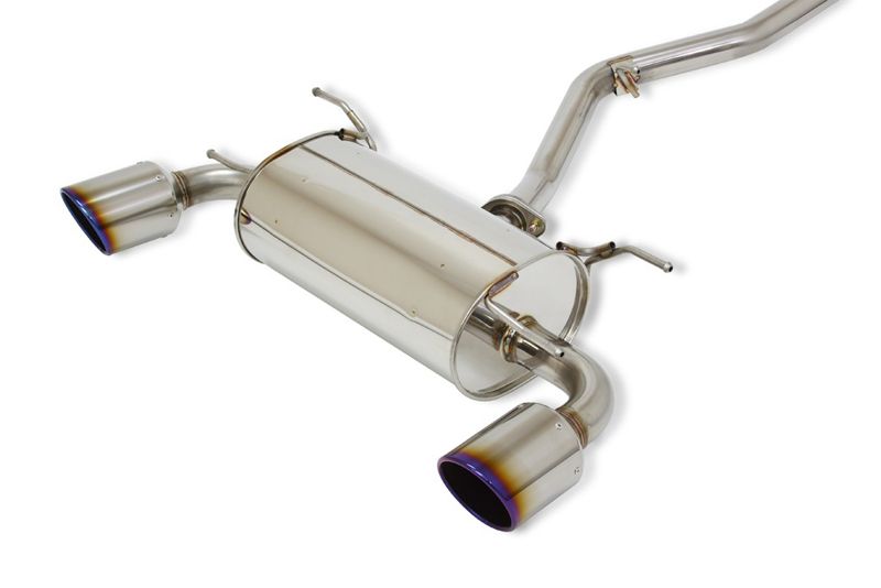 APEXi RS Evo Extreme Catback Exhaust for 2013+ BRZ/FRS/86 and 2022 BRZ/86, delivering extreme performance and sound enhancement.