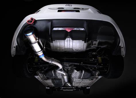 Tomei_Expreme_Ti_Titanium_Catback_Exhaust_useTomei Expreme Ti Titanium Catback Exhaust Type 80 for 2013+ BRZ/FRS/86 and 2022 BRZ/86, highlighting lightweight, high-strength construction for enhanced vehicle performance.