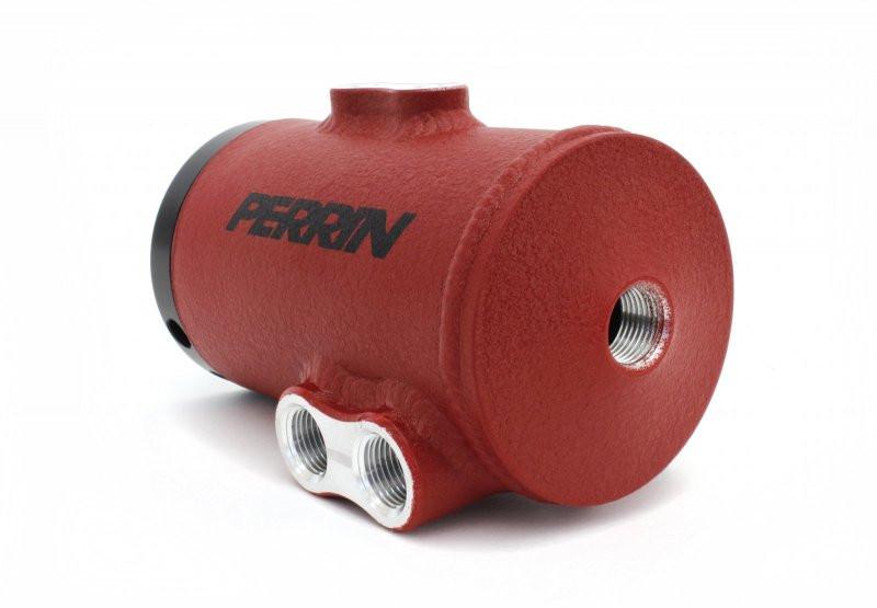 Perrin 08-14 Subaru WRX/STI Red Air Oil Separator