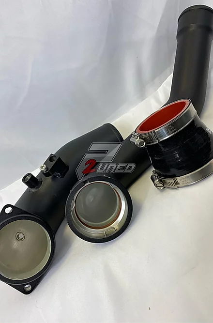 P2uned A90 Supra Aluminum Charge Pipe Kit