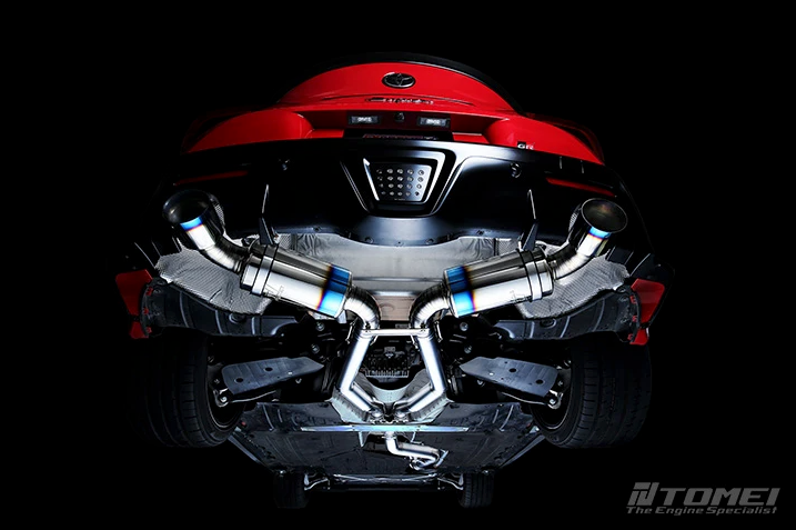 Tomei Expreme Ti Dual Exit Full Titanium Muffler Kit Type-D 2020+ Toyota Supra