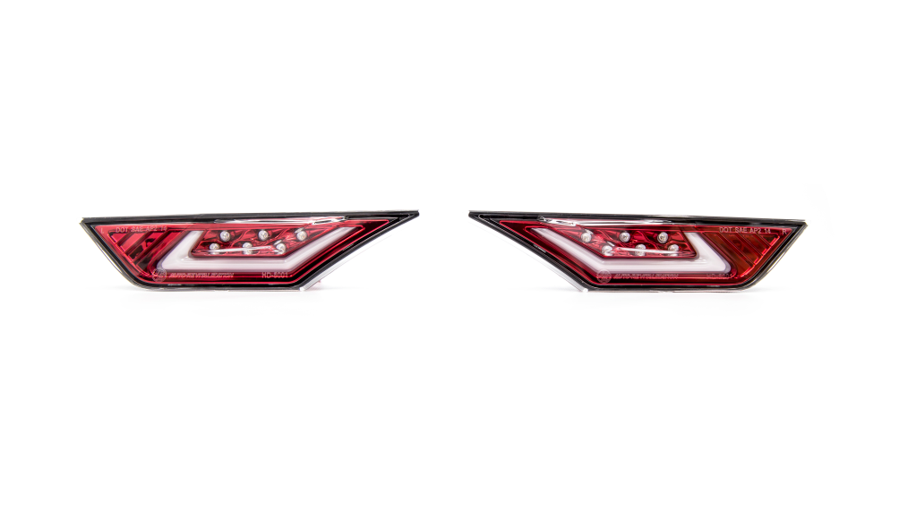 Blackline Sidemarkers Clear / Red - Honda Civic 2016+
