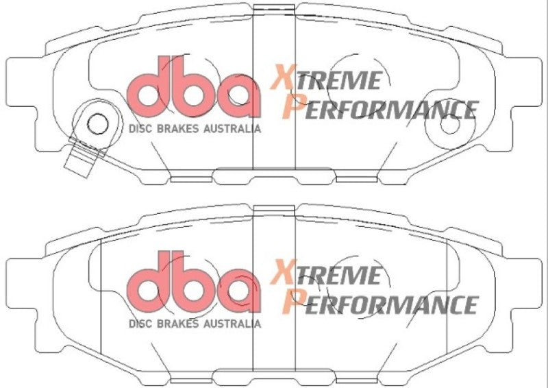 DBA XP650 Rear Brake Pads 2008-2021 WRX