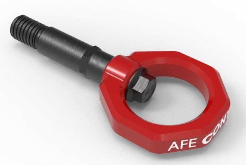 aFe Control Rear Tow Hook Red 2020+ Toyota GR Supra