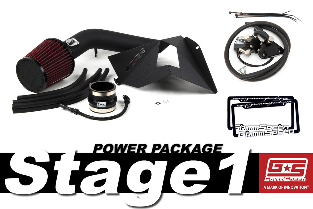 Grimmspeed Stage 1 Power Package w/ Red Intake 2015-2021 WRX