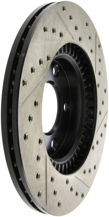 StopTech 06-10 Mazda Miata MX-5 Drilled & Slotted Front Right Rotor