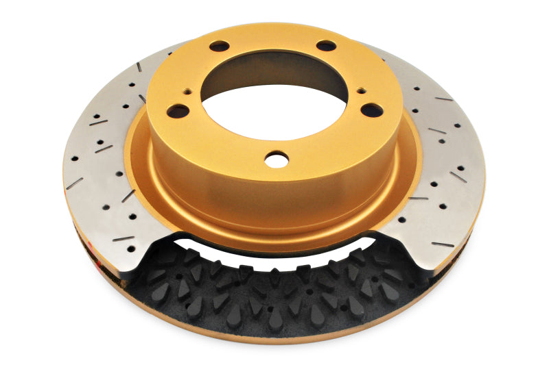 DBA 10 Lug Slot Rear Drilled & Slotted 4000 Series Rotor 2008-2021 WRX