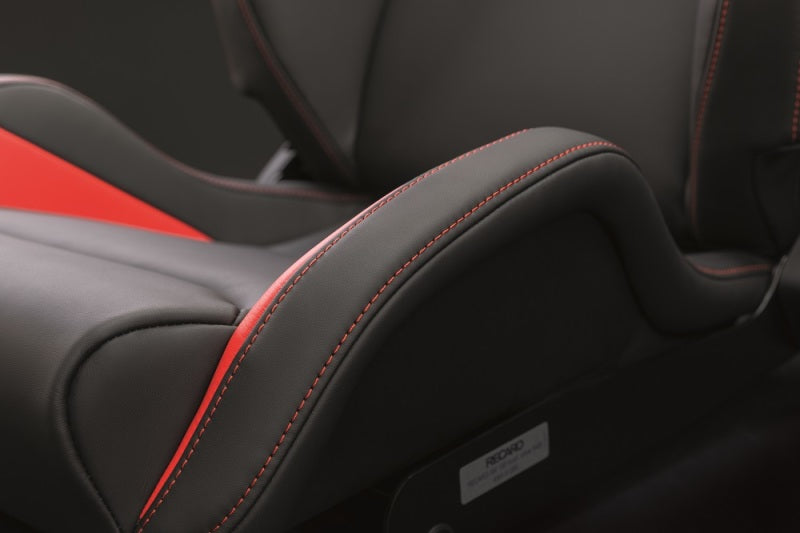 Recaro Sportster CS Nurburgring Edition Passenger Seat - Black/Red Leather/Black Leather