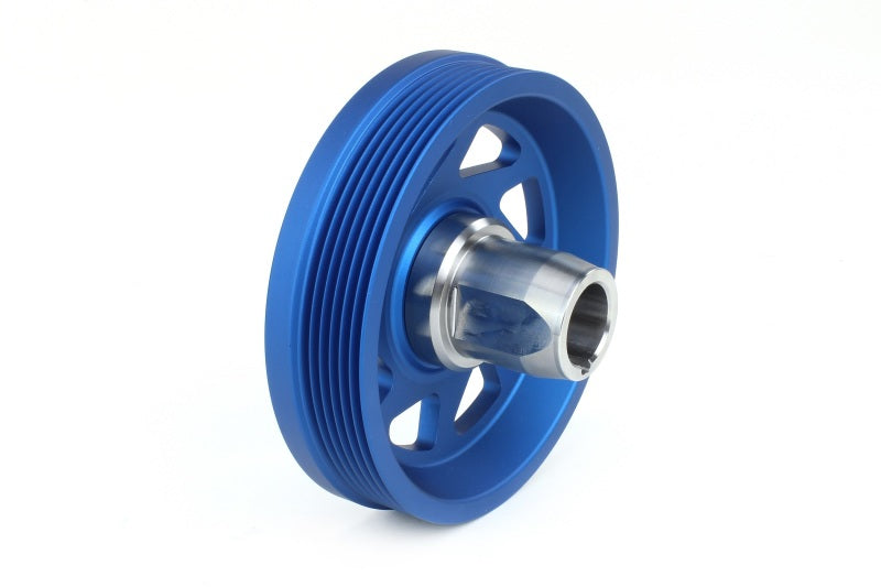 Perrin Blue Lightweight Crank Pulley (FA/FB Eng w/Small Hub) 2022-2023 BRZ/86 / 2019-2023 WRX