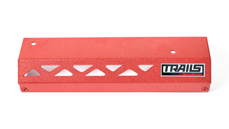 GrimmSpeed 2018+ Subaru Crosstrek TRAILS Pulley Cover - Red
