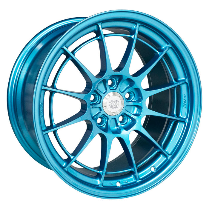 Enkei NT03+M 18x9.5 5x114.3 40mm Offset Emerald Blue