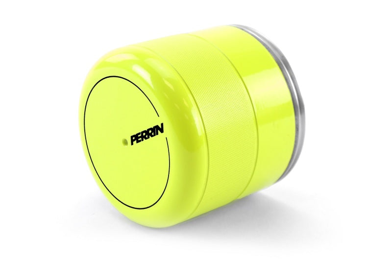 Perrin Neon Yellow Oil Filter Cover 2015-2023 WRX / 2013-2023 BRZ/FRS/86