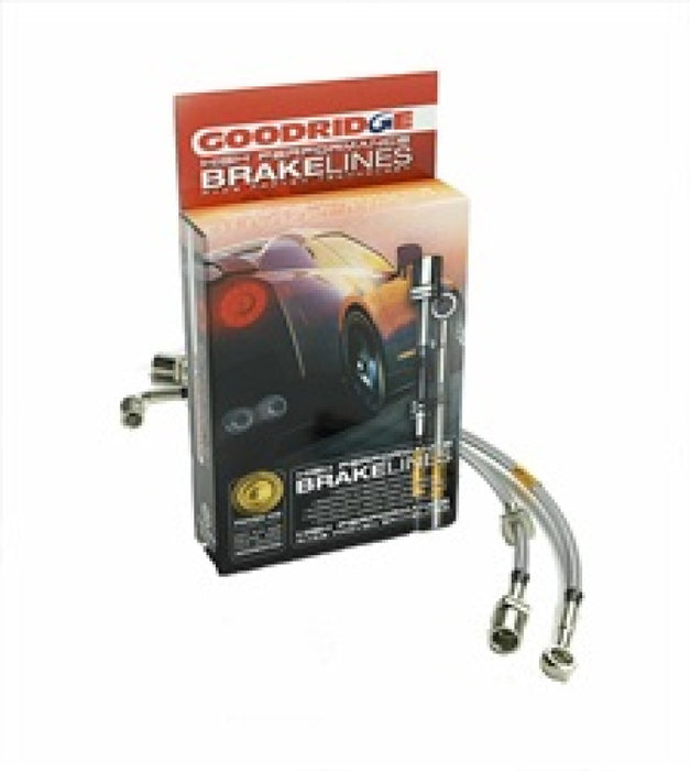 Goodridge G-STOP SS Braided Brake Line Kit 2018-2021 STI