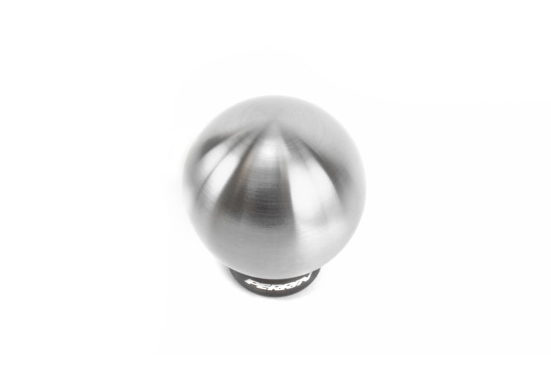 Perrin 2.0in. Brushed SS Ball Shift Knob (w/Rattle Fix) 2015-2023 WRX MT