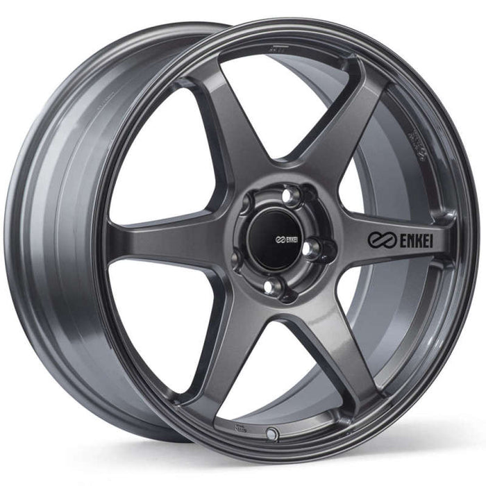 Enkei T6R 17x9 40mm Offset 5x114.3 Gloss Gunmetal