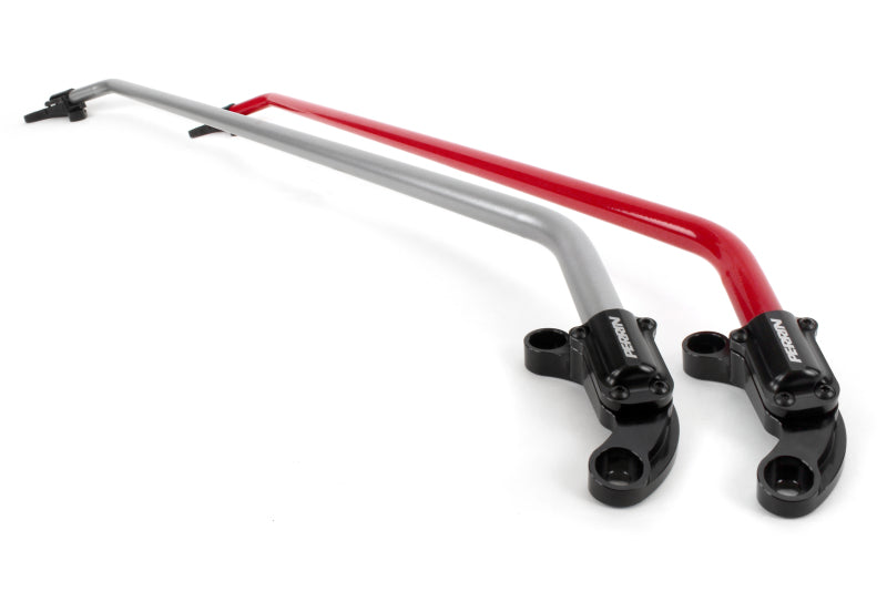 Perrin Honda Civic Type R 17-21 Front Strut Brace - Glossy Red w/ Black Feet