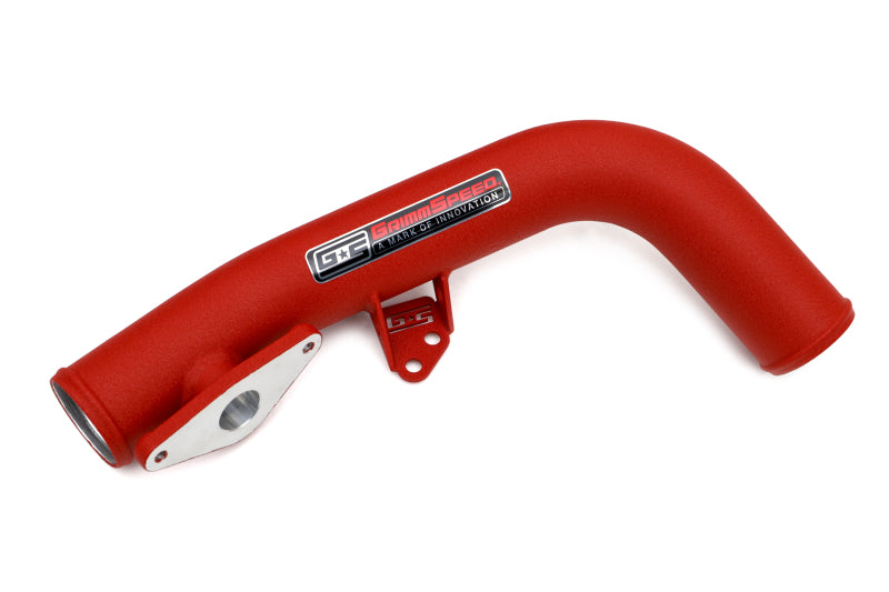 GrimmSpeed 2008-2014 Subaru STI Front Mount Intercooler Kit Raw Core / Red Pipe