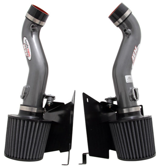AEM Silver Dual Inlet Cold Air Intakes w/ Heat Sheilds 2007-2008 350Z