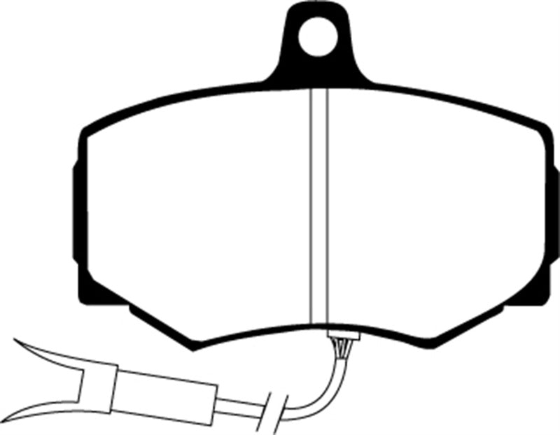 EBC 88-89 Jaguar XJ6 3.6 Greenstuff Front Brake Pads