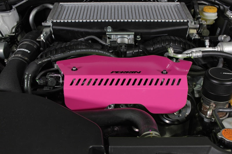 Perrin Hyper Pink Pulley Cover 2022-2023 WRX