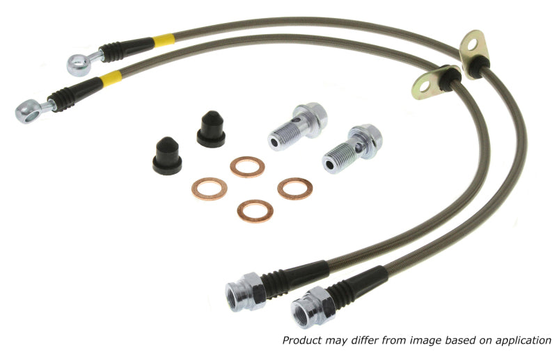 StopTech 03-07 350Z/G35 Stainless Steel Rear Stoptech BBK Brake Lines
