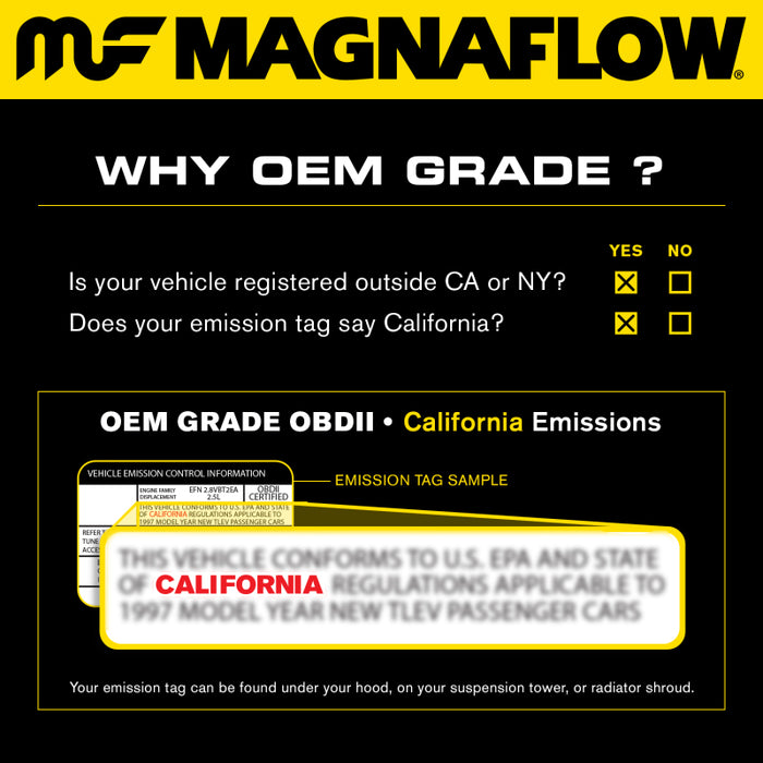 MagnaFlow Driver Side Direct Fit Catalytic Converter 2007-2008 350Z / G35