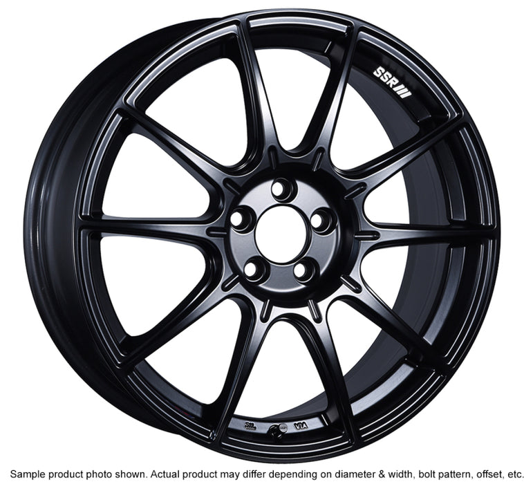 SSR GTX01 18x7.5 5x100 48mm Offset Flat Black