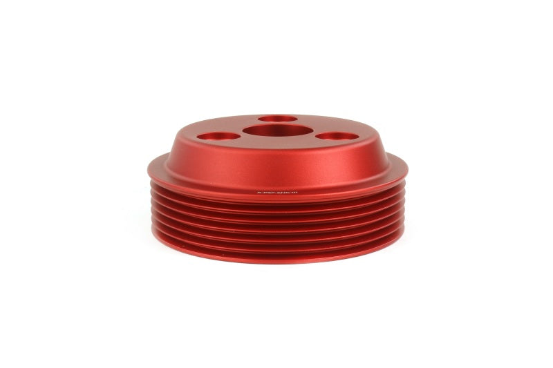 Perrin Red Lightweight Water Pump Pulley 2015-2021 WRX