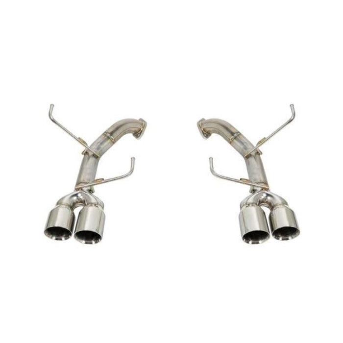 Remark Axle Back Exhaust w/Stainless Steel Double Wall Tip 2011-2014 WRX Sedan / 2011-2014 STI Sedan