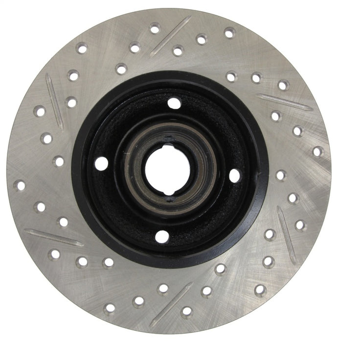 StopTech 99-02 VW Cabrio/Cabriolet / 89-81 Corrado / 93-98 Golf GL Slotted & Drilled Left Rear Roto