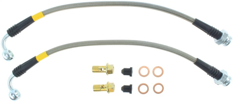 StopTech 03-07 350Z/G35 Stainless Steel Rear Stoptech BBK Brake Lines