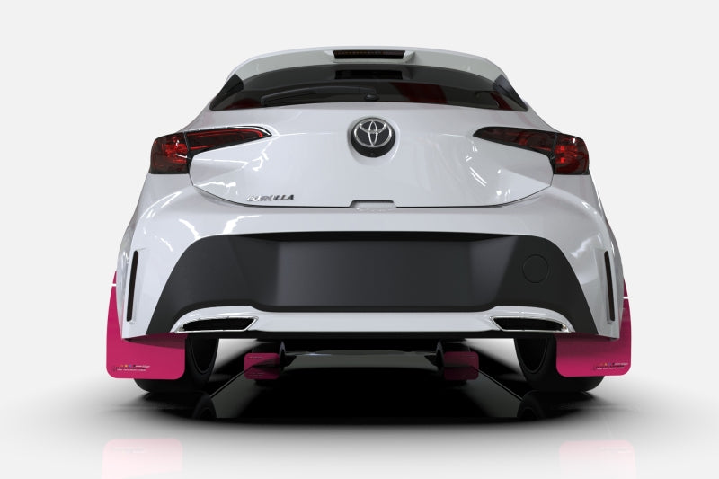 Rally Armor 12-18 Hyundai Veloster Pink Mud Flap BCE Logo