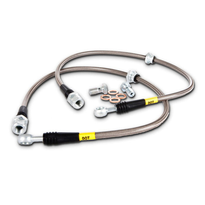StopTech 03-07 350Z/G35 Stainless Steel Rear Stoptech BBK Brake Lines