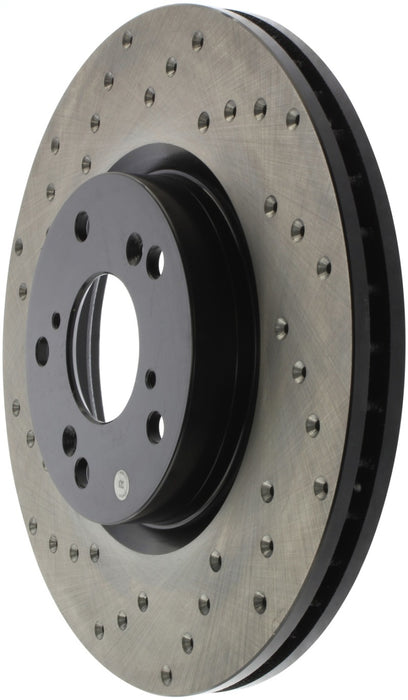 StopTech 06-08 Honda Civic Si Cross Drilled Right Front Rotor