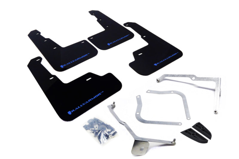 Rally Armor UR Black Mud Flap w/ Blue Logo 2015-2021 WRX / 2015-2021 STI