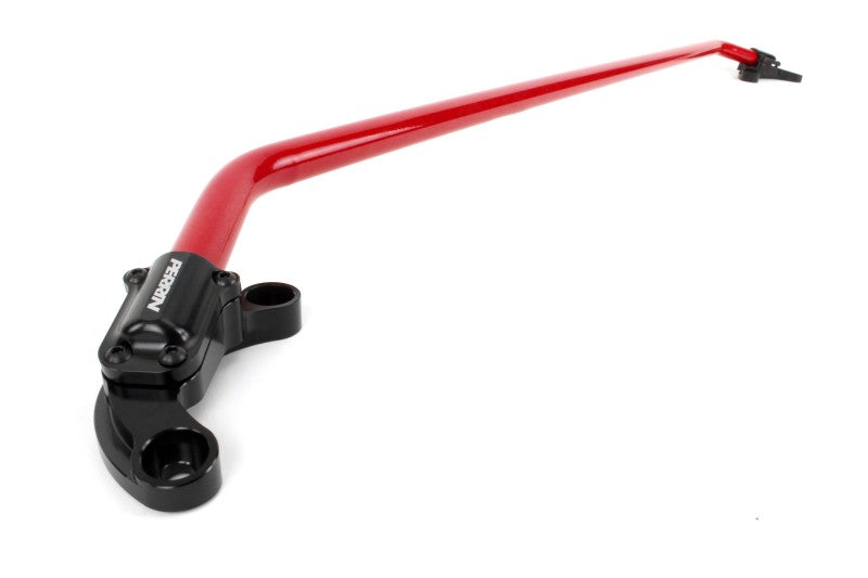 Perrin Honda Civic Type R 17-21 Front Strut Brace - Glossy Red w/ Black Feet