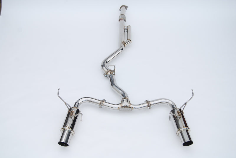Invidia N1 Dual Exit Single Layer SS Tip Catback Exhaust 2022-2023 WRX
