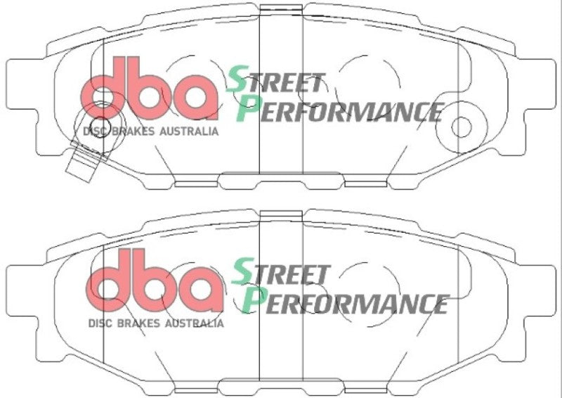 DBA SP500 Rear Brake Pads 2008-2021 WRX