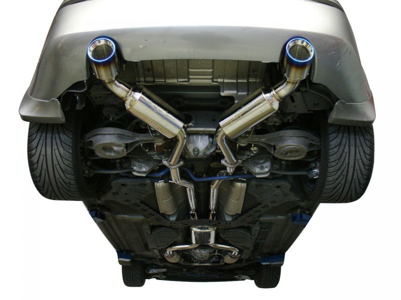 Injen Dual 60mm SS Cat-Back Exhaust w/ Built In Resonated X-Pipe 2003-2008 350Z