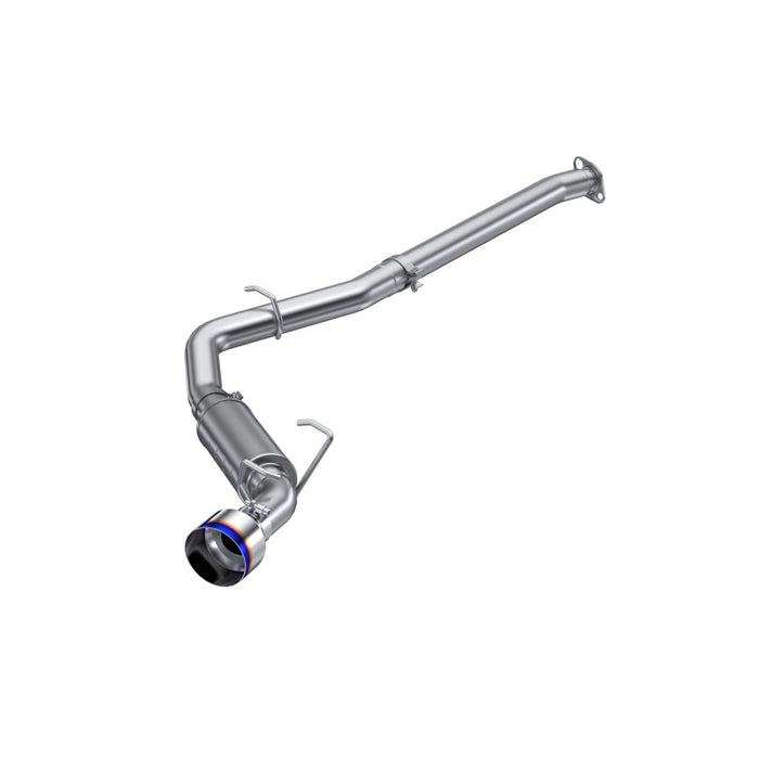 MBRP Stainless Steel 3in Cat-Back-Single Rear Exit w Burnt Tip 2013-2023 Subaru BRZ / Toyota 86