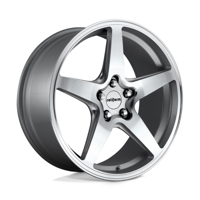 Rotiform R147 WGR Wheel 20x8.5 5x120 35 Offset - Gloss Silver