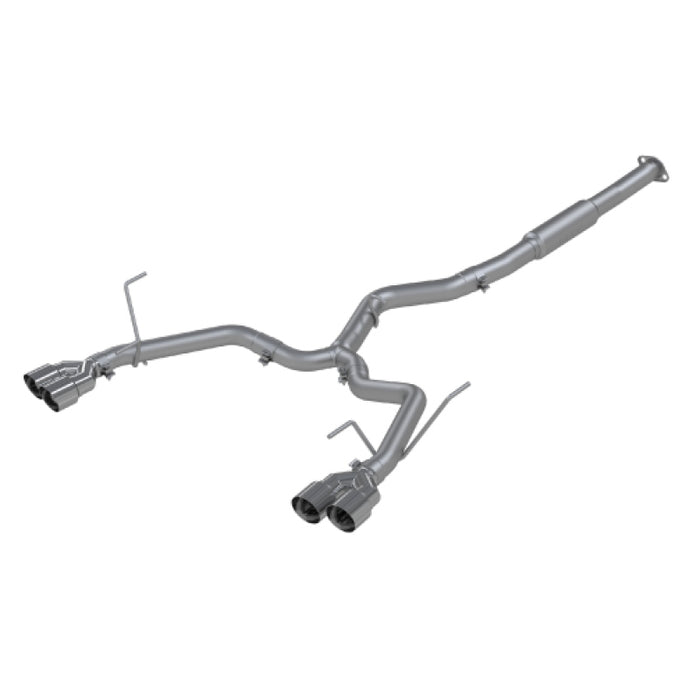 MBRP T304 3" Dual Split Rear Exit Catback w/ 3.5in Tips (Race Version) 2015-2021 WRX / 2015-2021 STI