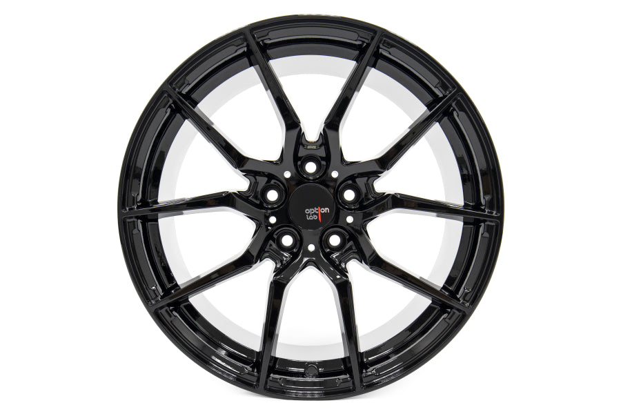 Option Lab Wheels R716 18x9.5 +35 5x114.3 Gotham Black