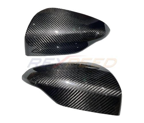 Rexpeed Gloss Carbon Upper Mirror Covers 2022 WRX