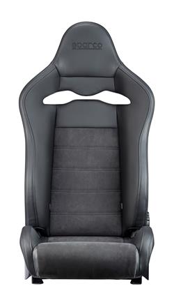 Sparco Racing Seats SPX Leather / Alcantara with Black Stitch, Gloss Carbon Fiber Shell Right - Envision Tuning.