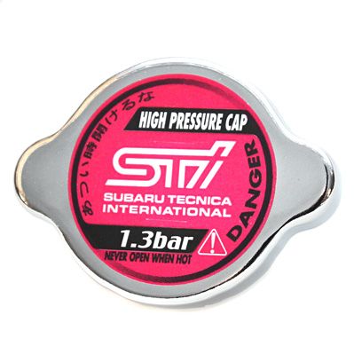 Subaru STI 1.3 Bar High Pressure Radiator Cap Pink